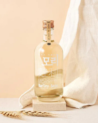 Barley soju with a strong vanilla scent Morry soju 357ml