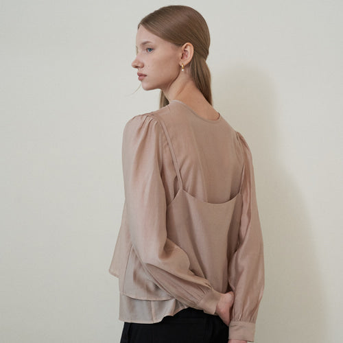 SHEER SET UP BLOUSE 2 (PB)
