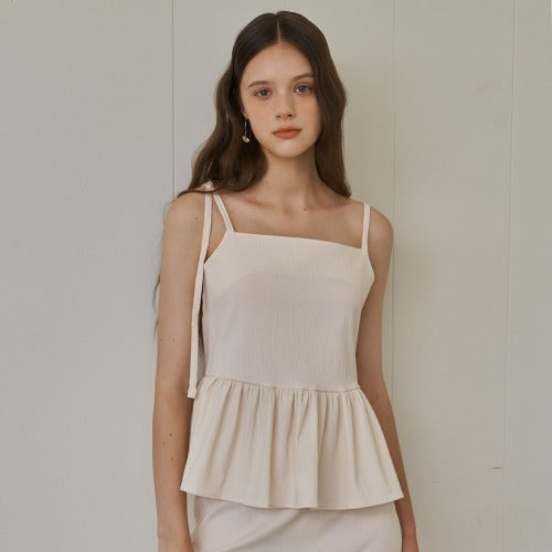 BON BON SLEEVELESS BLOUSE_YE