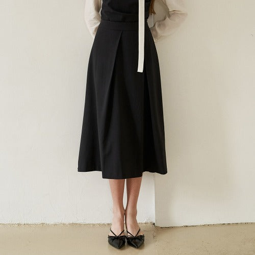 CLASSIC BLOOM SKIRT(BK)