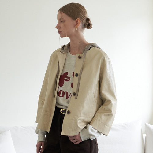 DETACHABLE KNIT HAT JACKET (IV)