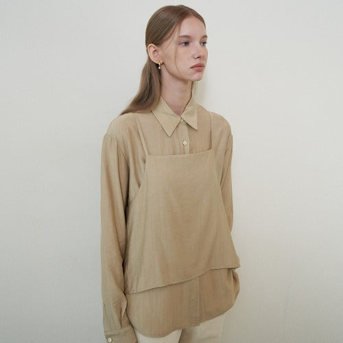 LAYERING PAGE BLOUSE (BE)