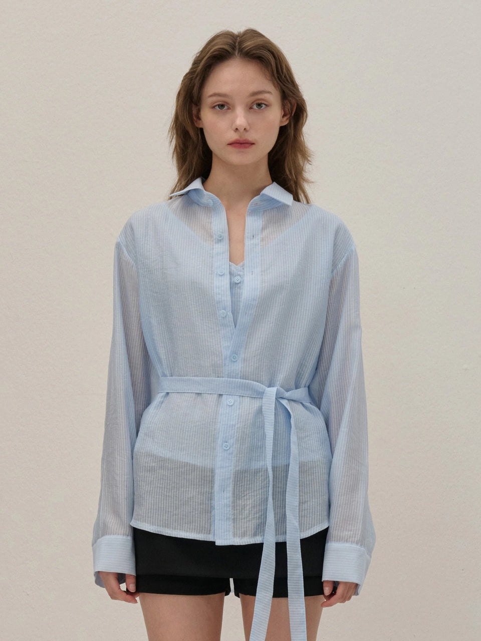 [인플s Pick] STRIPE SHIRT-BLUE