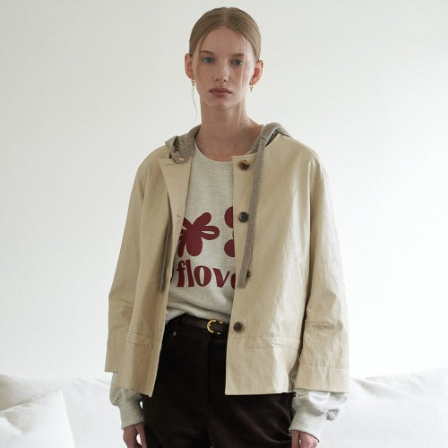 DETACHABLE KNIT HAT JACKET (IV)