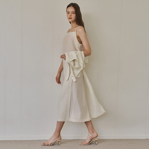 SHEER LAYERD SKIRT_YE
