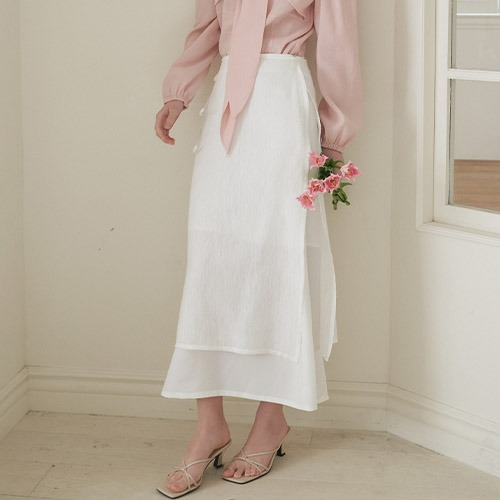 SHINE LAP SKIRT_WT