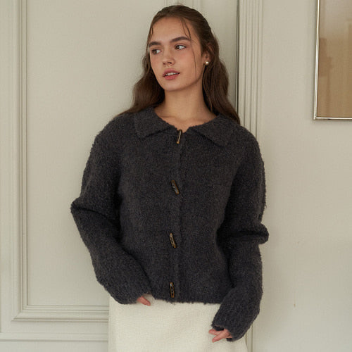 PETER WOOL CARDIGAN_GR