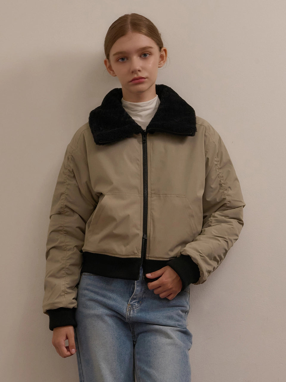 [한정수량 특가] ECO FUR REVERSIBLE JUMPER - 2 COLOR