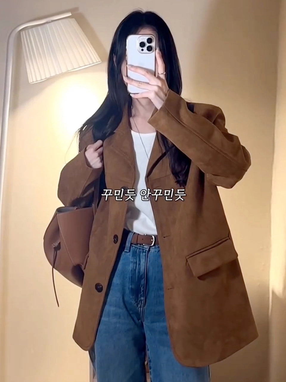 [인플s Pick] SUEDE JACKET BROWN