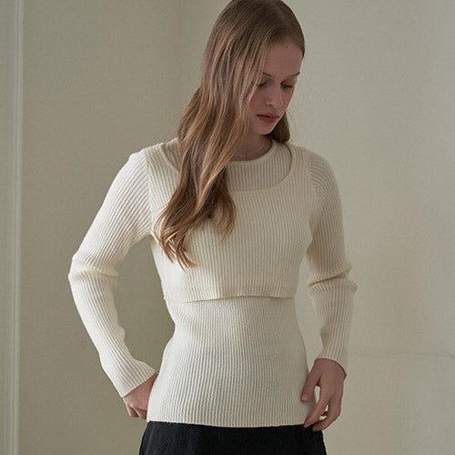LAYERED BALLET KNIT_IV