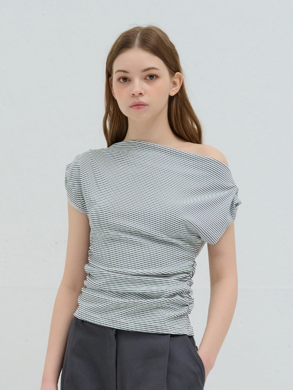 ORGANZA LAYERED BLOUSE WHITE