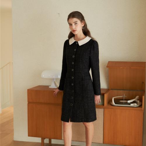 bonette dress-black