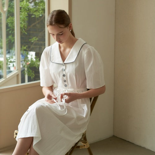 AMELIE DRESS_WH