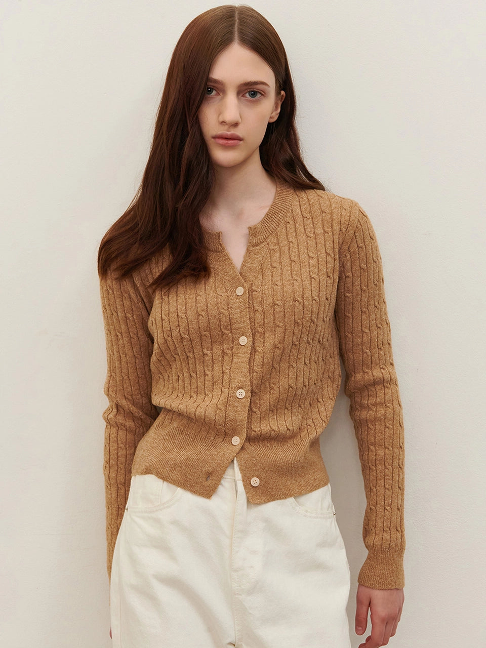 ROUND CARDIGAN GRAY