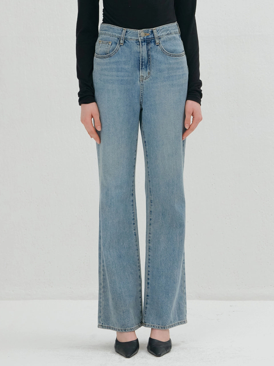 BOOTS CUT JEANS SKY BLUE