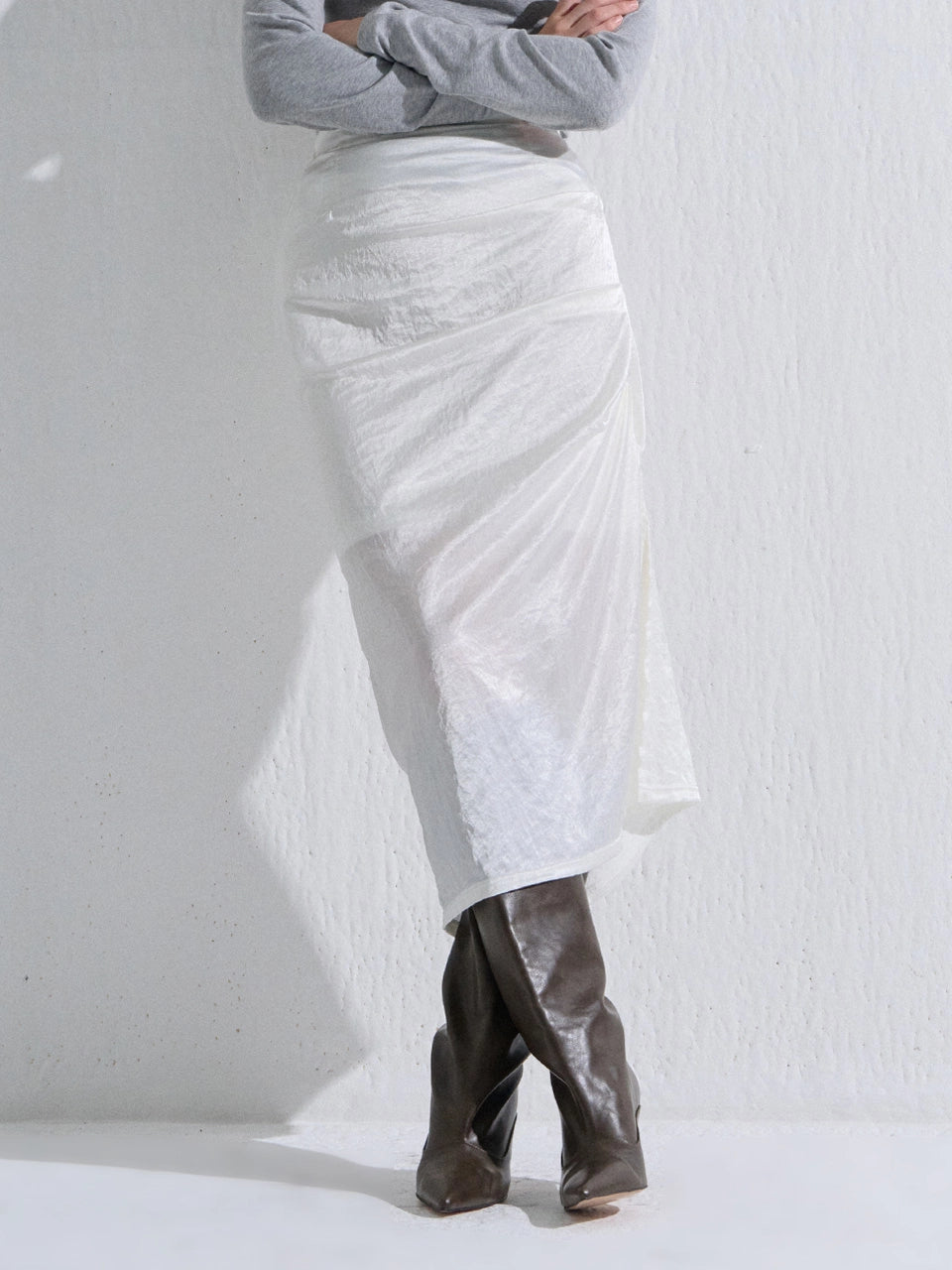 KNIT HOOD IVORY