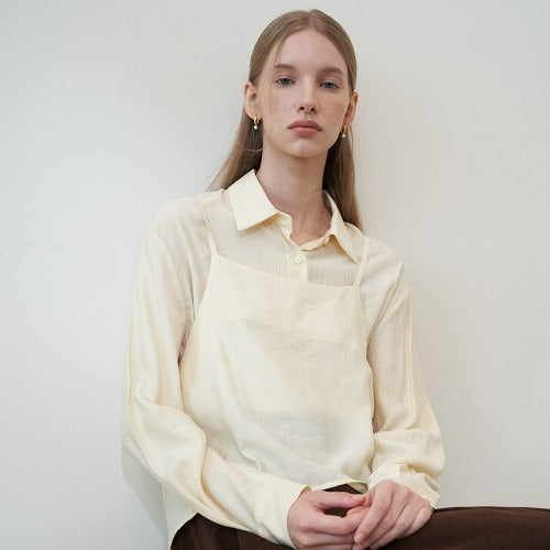 LAYERING PAGE BLOUSE (YE)
