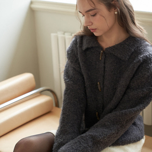 PETER WOOL CARDIGAN_GR