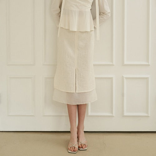 LAYERD SKIRT(IV)