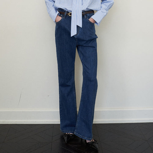 CLASSIC BOOTS CUT DENIM PANTS (3COLORS)