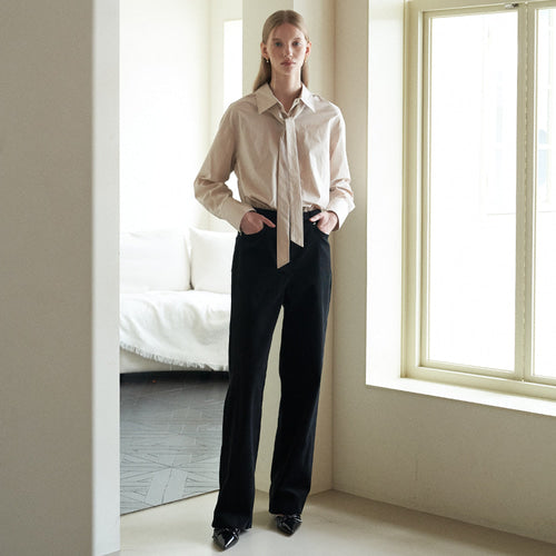 LUZ STRAIGHT CORDUROY PANTS (3COLORS)