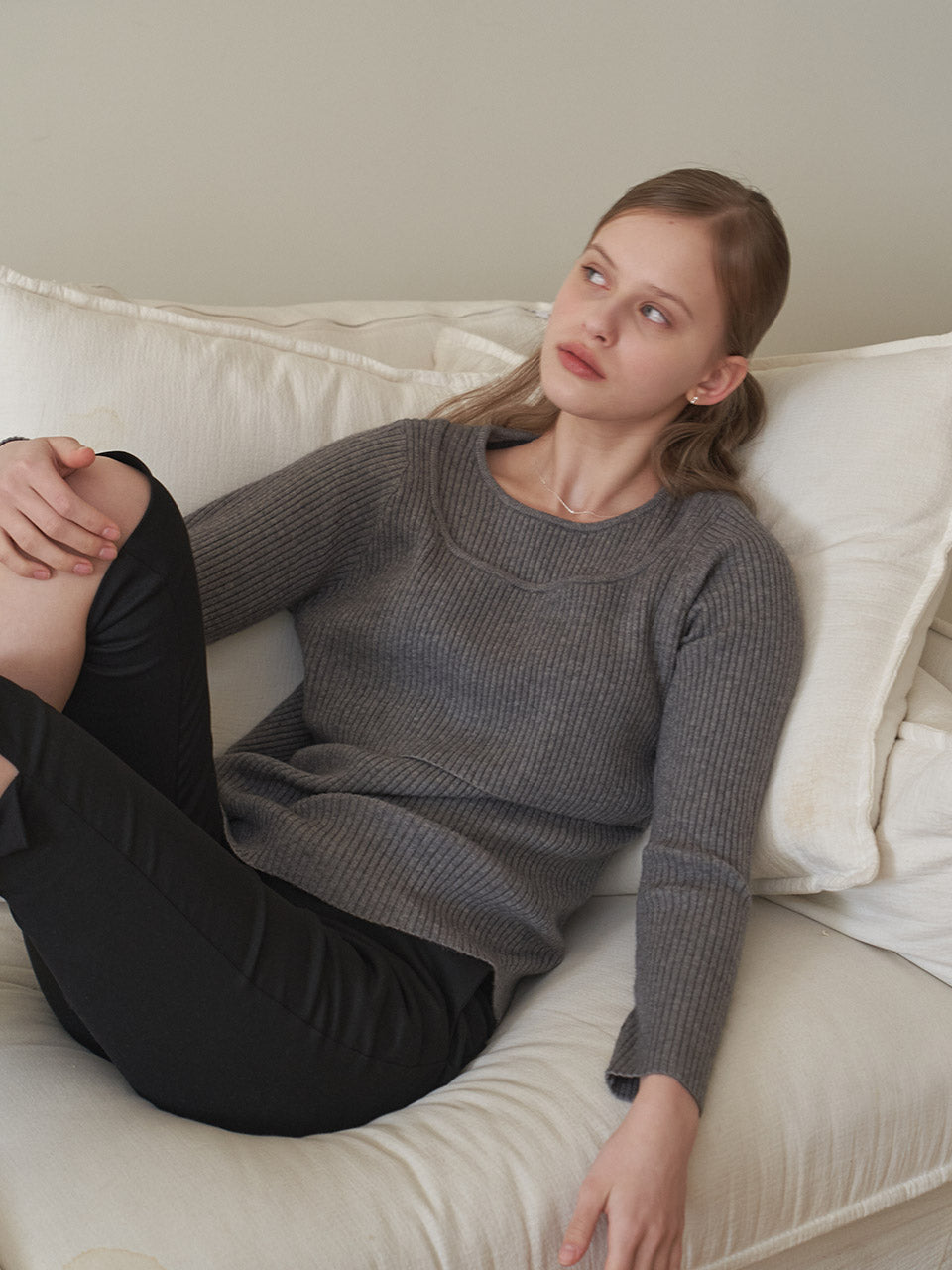 LAYERED BALLET KNIT_CH
