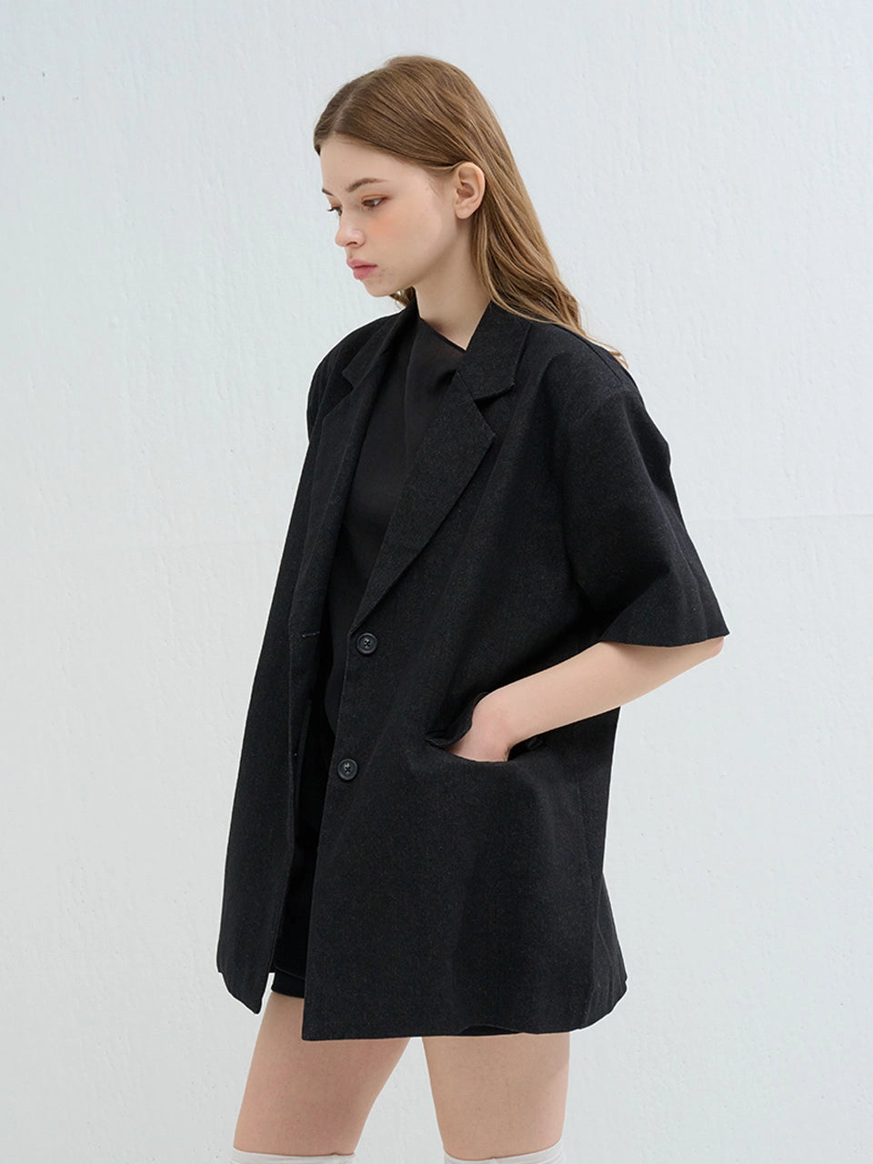 DENIM JACKET BLACK