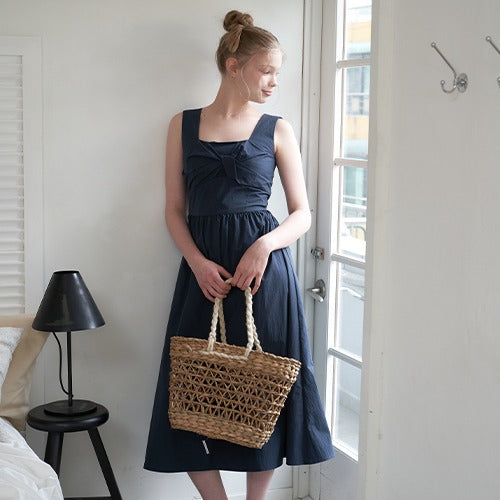 TWIST FLARE DRESS_NA