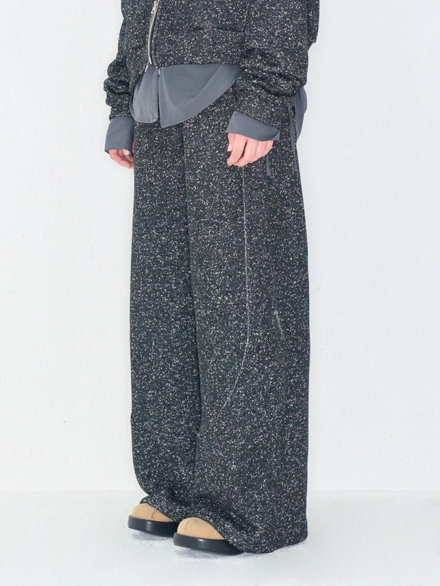 BOKASHI WIDE PANTS BLACK