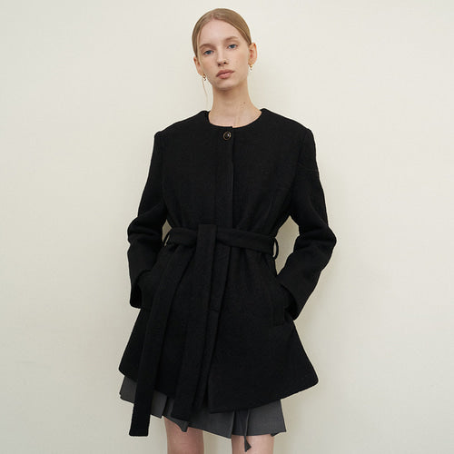 SAILOR COLLAR COAT_BK