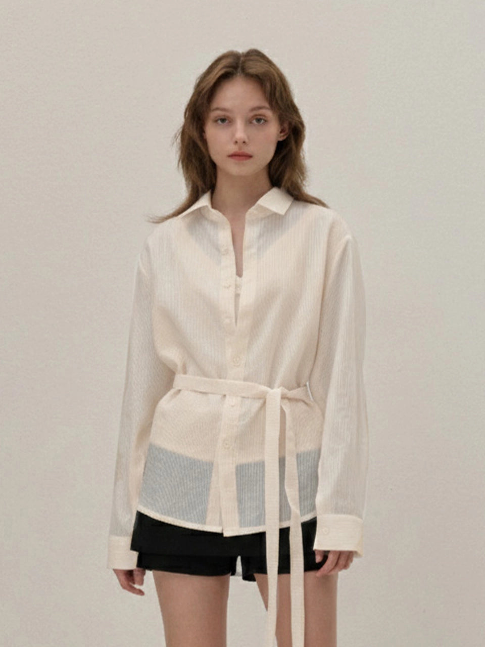 [인플s Pick] STRIPE SHIRT-BEIGE