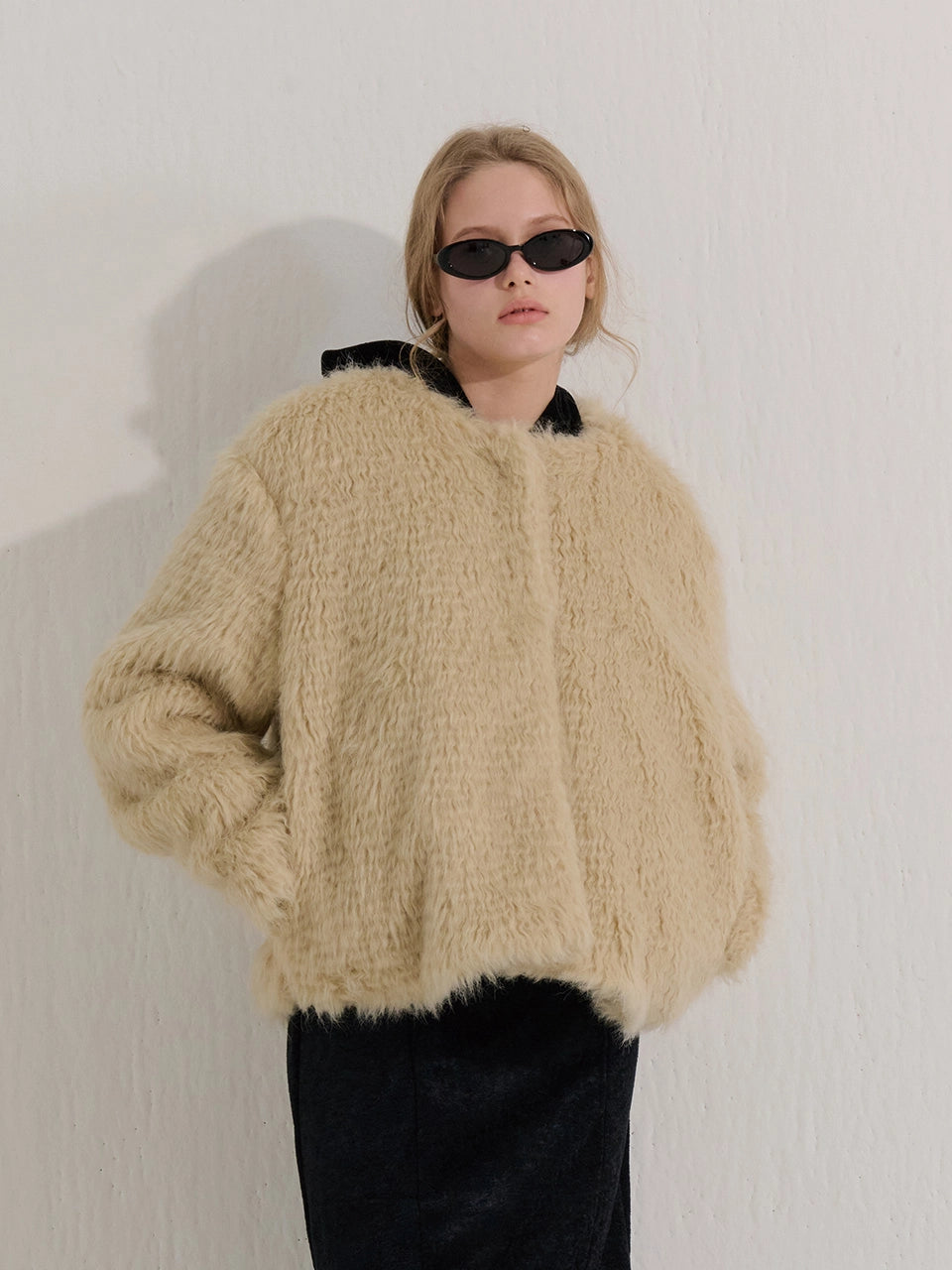 BOUCLE VEST IVORY