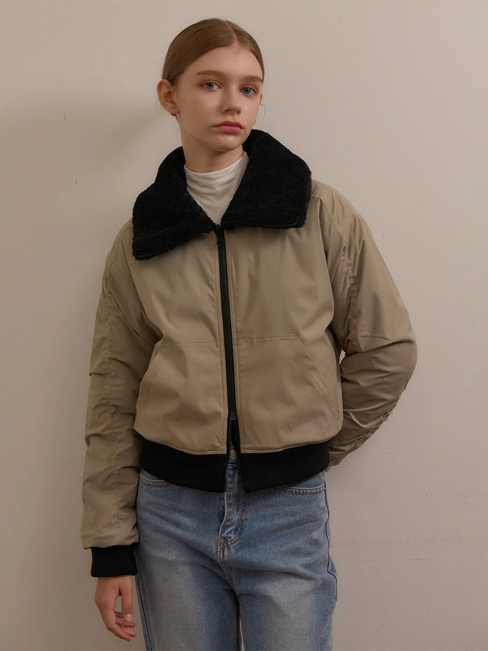 [한정수량 특가] ECO FUR REVERSIBLE JUMPER - 2 COLOR