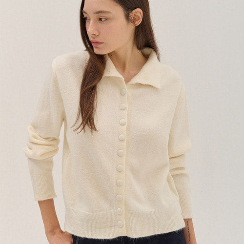 HIGH NECK KNIT CARDIGAN_IV