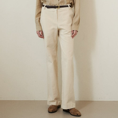 MINIMAL BOOTS CUT CORDUROY PANTS (3COLORS)