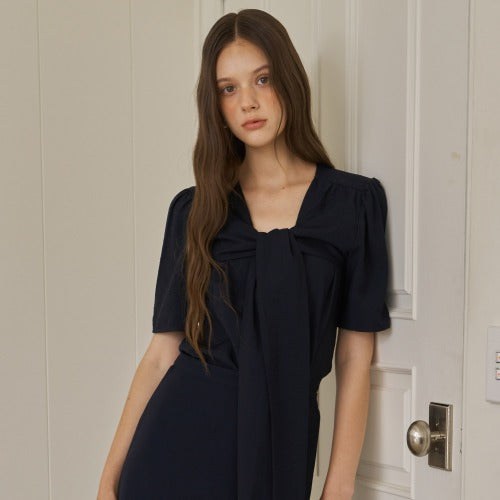 RIBBON BIG BLOUSE_NA