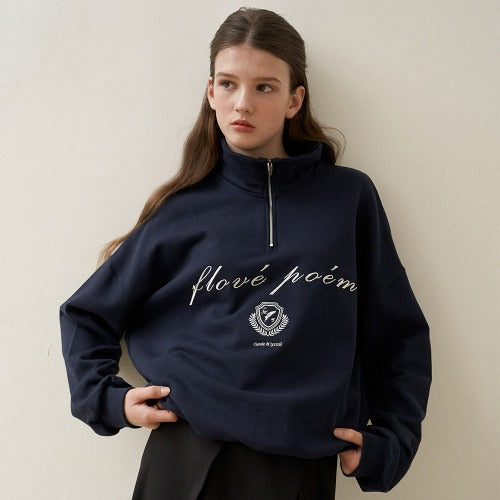 FLOVE POEM HALF ZIP-UP MANTOMAN_NA
