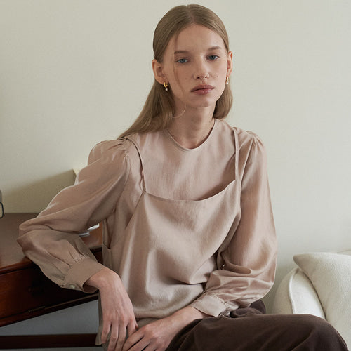 SHEER SET UP BLOUSE 2 (PB)