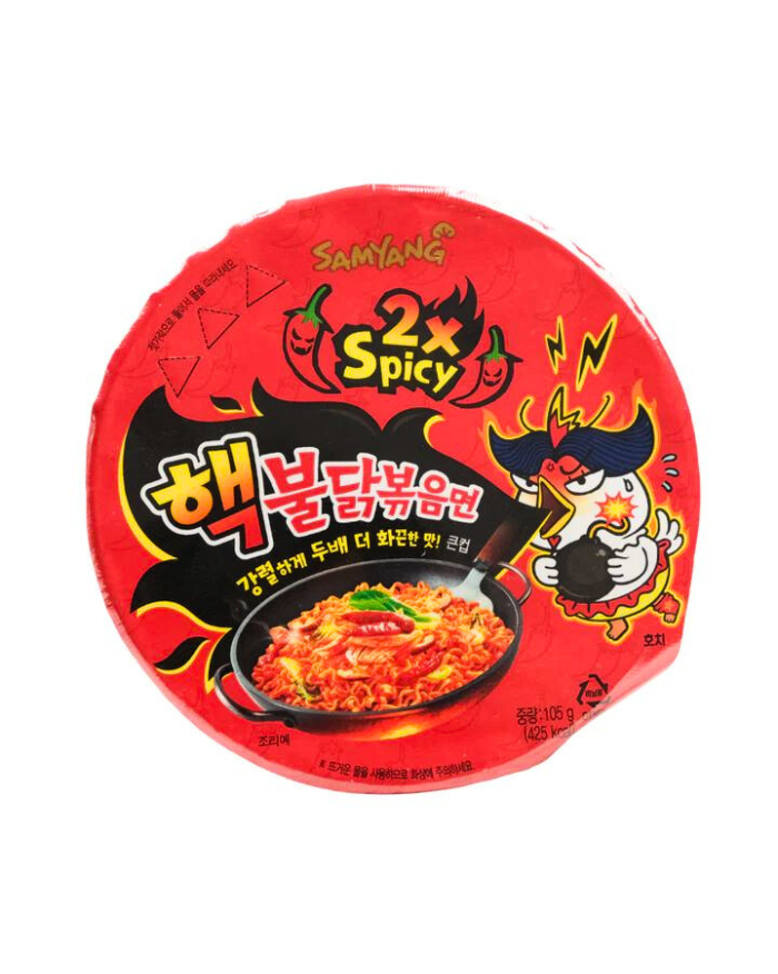 [SAMYANG] Buldak Hot Chicken 2X Spicy Ramen Big Bowl 105g