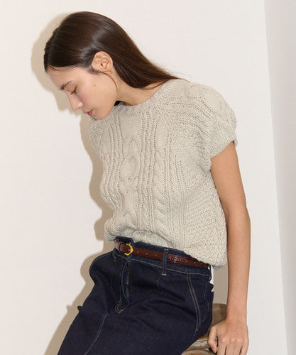 WINTER COZY LAYERD KNIT_L/GR