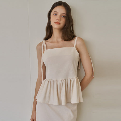 BON BON SLEEVELESS BLOUSE_YE