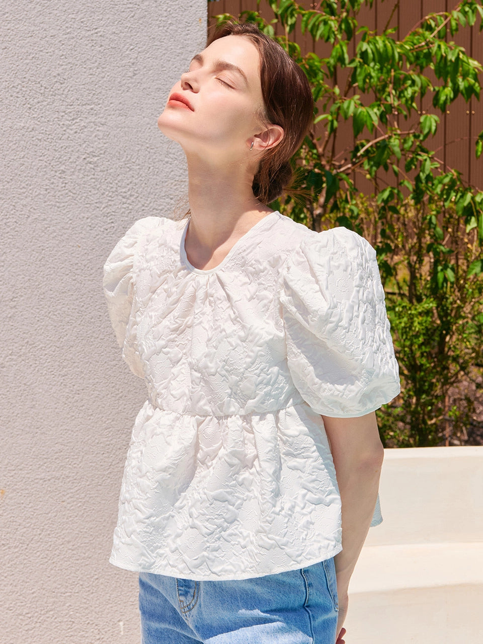 [REFURB]] SHIRRING CAP SLEEVELESS