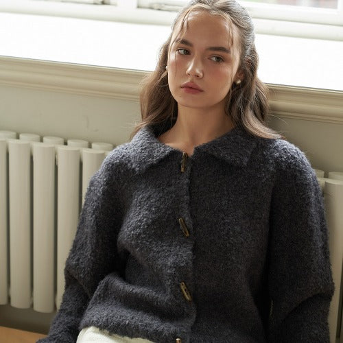 PETER WOOL CARDIGAN_GR