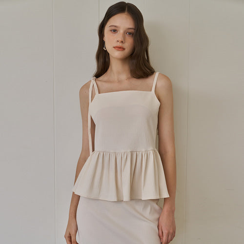 BON BON SLEEVELESS BLOUSE_YE