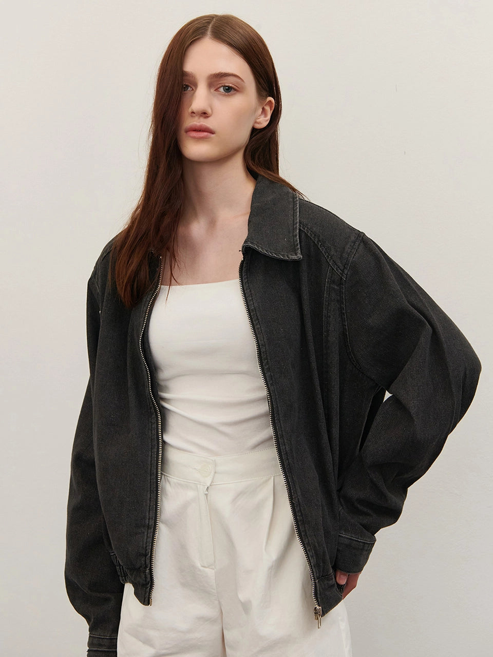 DENIM JUMPER BLACK