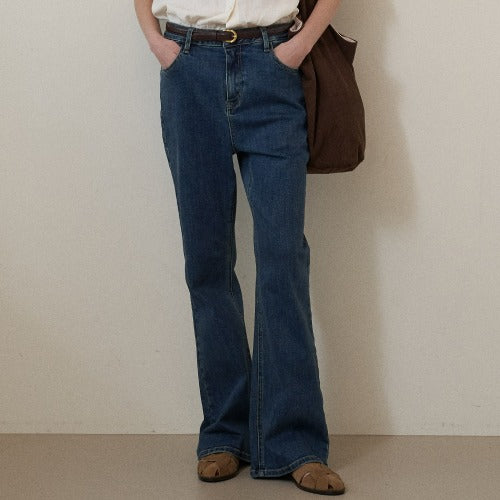 CLASSIC BOOTS CUT DENIM PANTS (3COLORS)