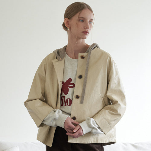 DETACHABLE KNIT HAT JACKET (IV)