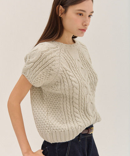 WINTER COZY LAYERD KNIT_L/GR