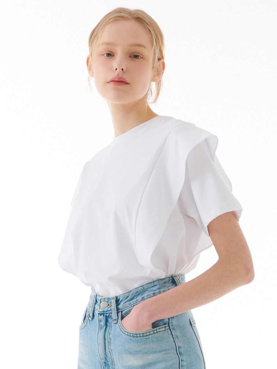[REFURB] CUTTING FRILL T-SHIRT