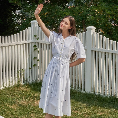 FLEUR DRESS_WH